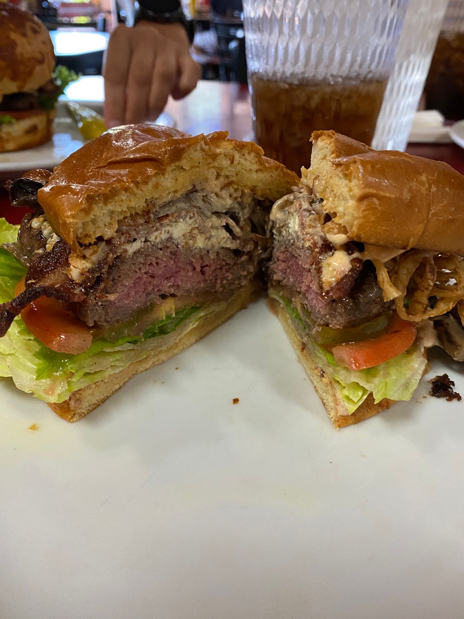 Amerikaanse hamburger